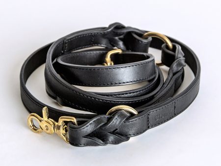 Cloud7: Hyde Park Multiway Dog Leash in Black Online Hot Sale