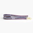 The Twist Deep Purple Dog Leash: Soft Beige and Blue Online Hot Sale