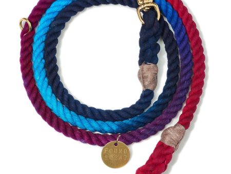 Adjustable Cotton Rope Dog Leash, Cosmic Storm For Cheap