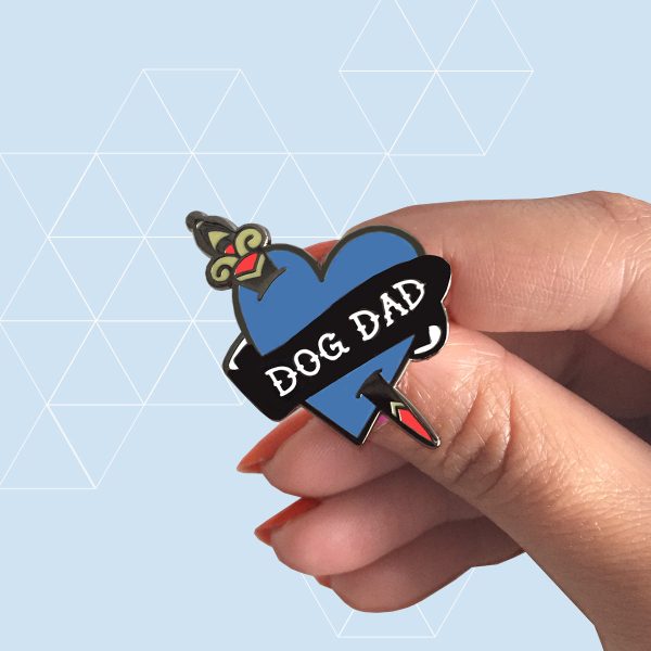 DOG DAD Pin Fashion