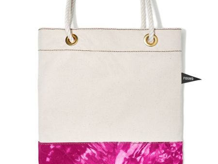 Found My Animal Canvas Tote: Tie Dye Magenta Hot on Sale