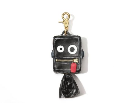 Roboto Dog Poop Bag Dispenser, Black Fashion