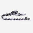 Nice Grill Dog Leash: Cream Black on Black Hemp Discount