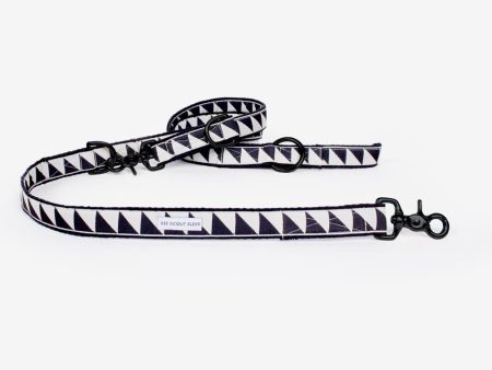 Nice Grill Dog Leash: Cream Black on Black Hemp Discount